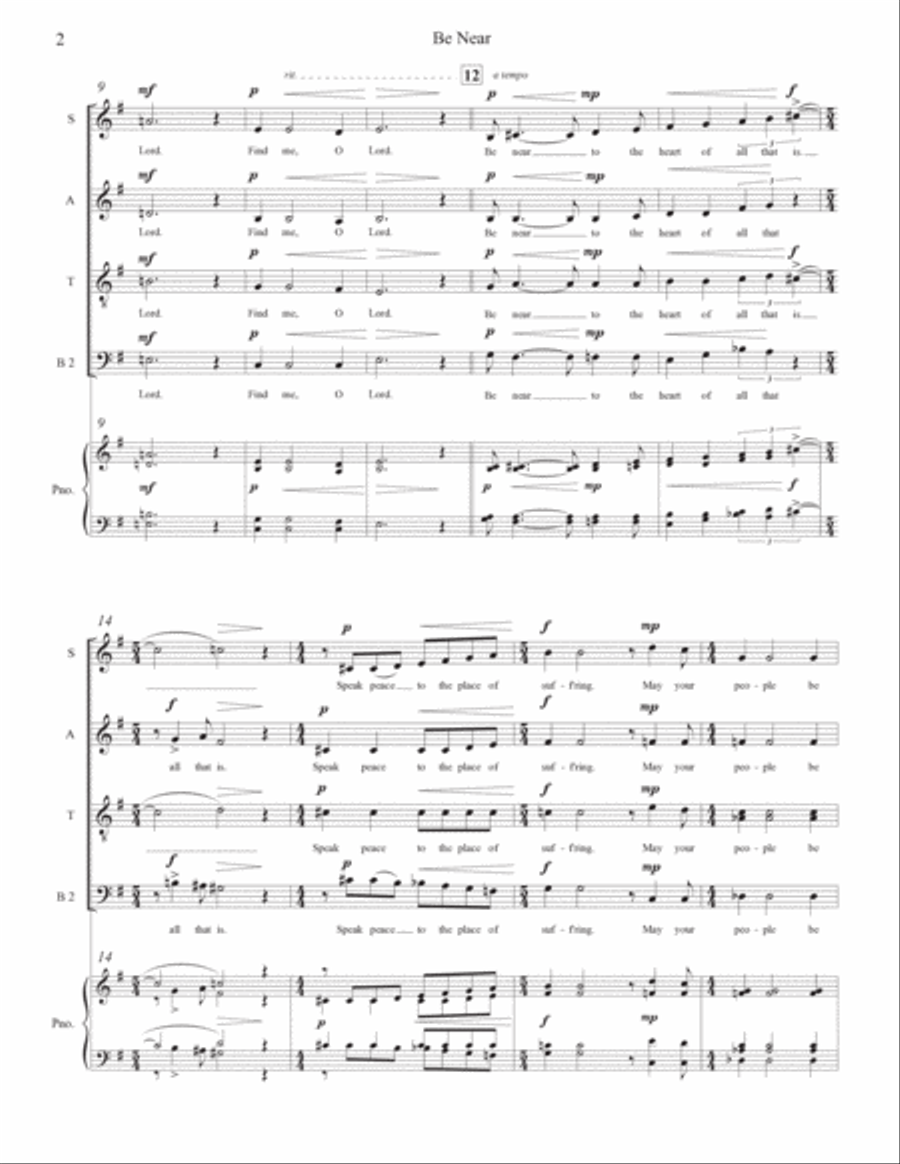 Be Near Divisi scores gallery preview page 6