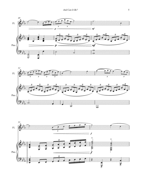 Flute - "And Can It Be? Theme and Variations image number null