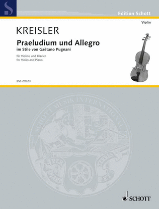 Book cover for Praeludium and Allegro