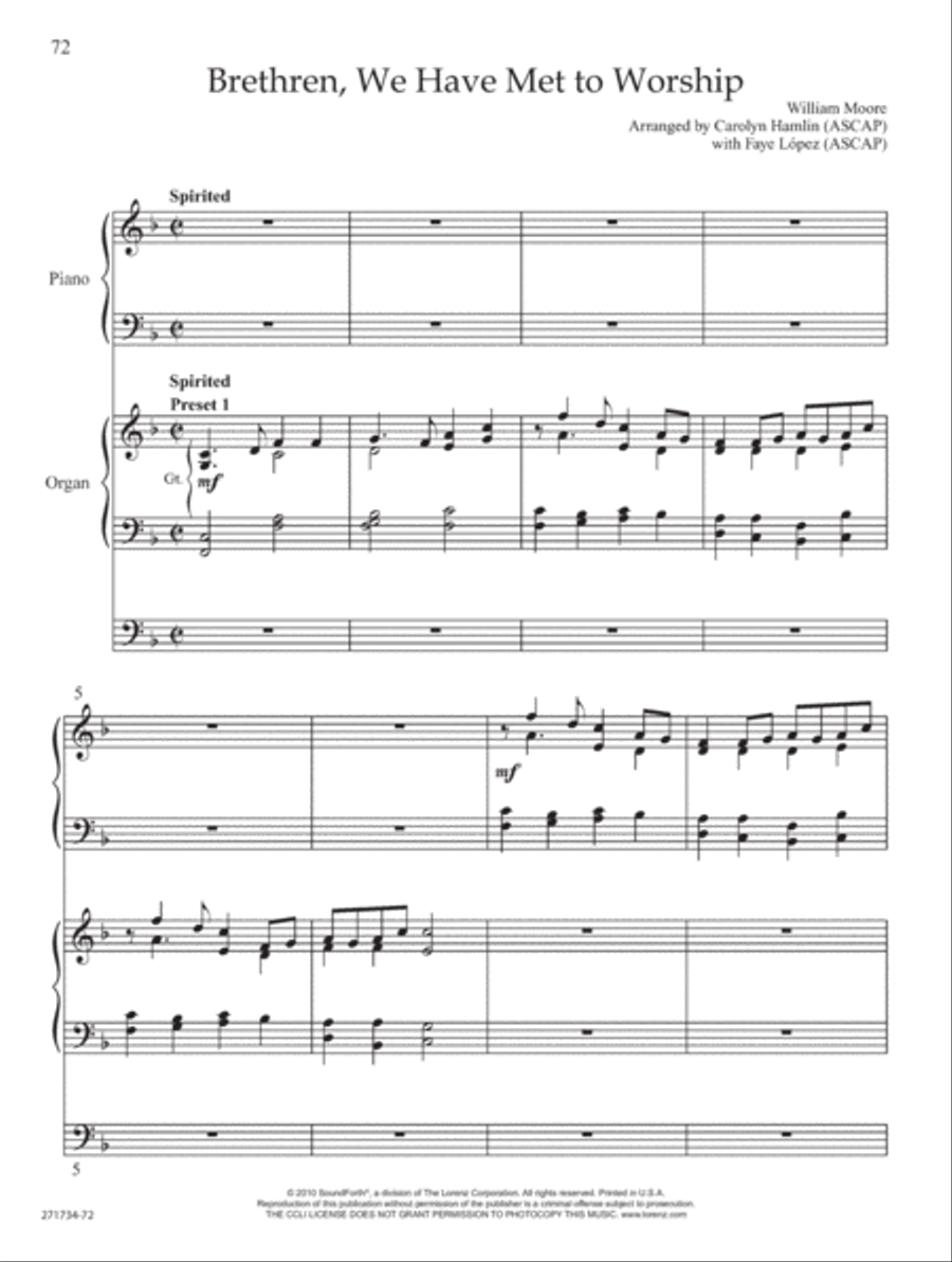 Grace So Amazing Organ scores gallery preview page 32