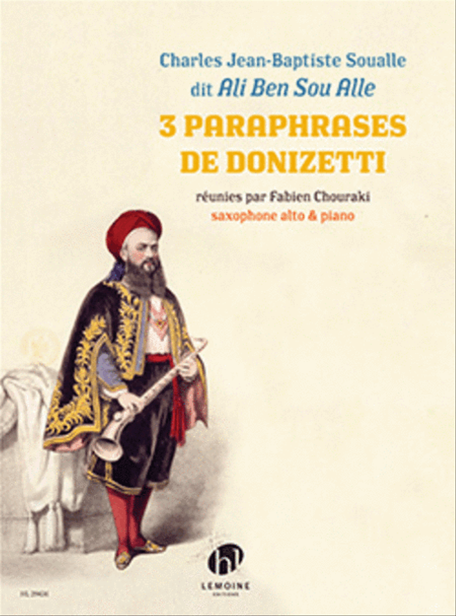 Paraphrases de Donizetti (3) Alto Saxophone scores gallery preview page 1