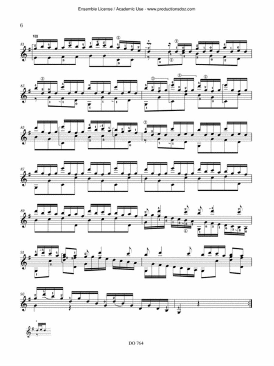 2 Sonates, vol. 4, K. 162, 555 Classical Guitar scores gallery preview page 6