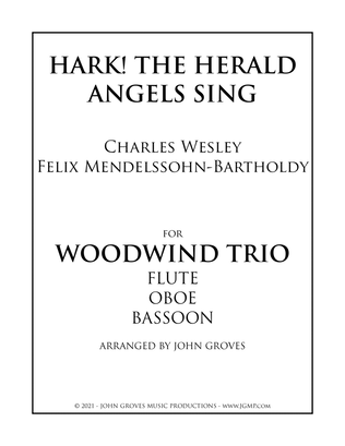 Hark! The Herald Angels Sing - Woodwind Trio