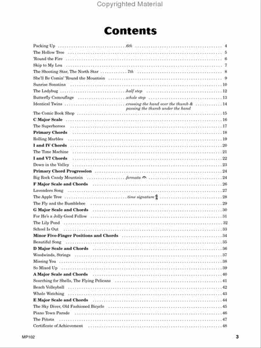Piano Town, Lessons - Level 2 Piano Method scores gallery preview page 2