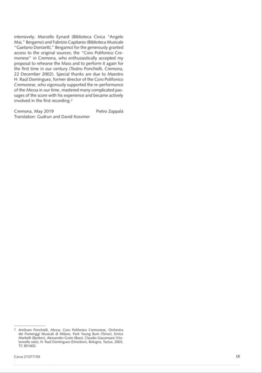 Messa, Op. 20 