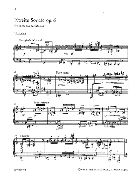 Sonata No. 2 Op. 6