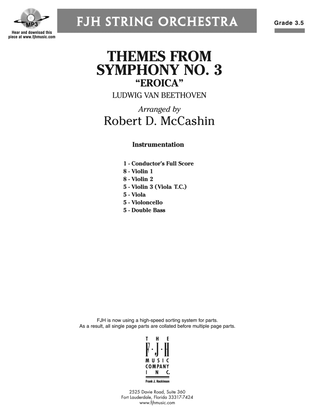 Themes from Symphony No. 3 "Eroica": Score