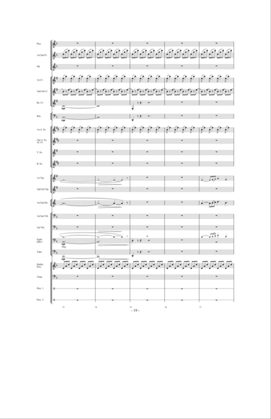 Apollo: Myth and Legend Concert Band scores gallery preview page 18