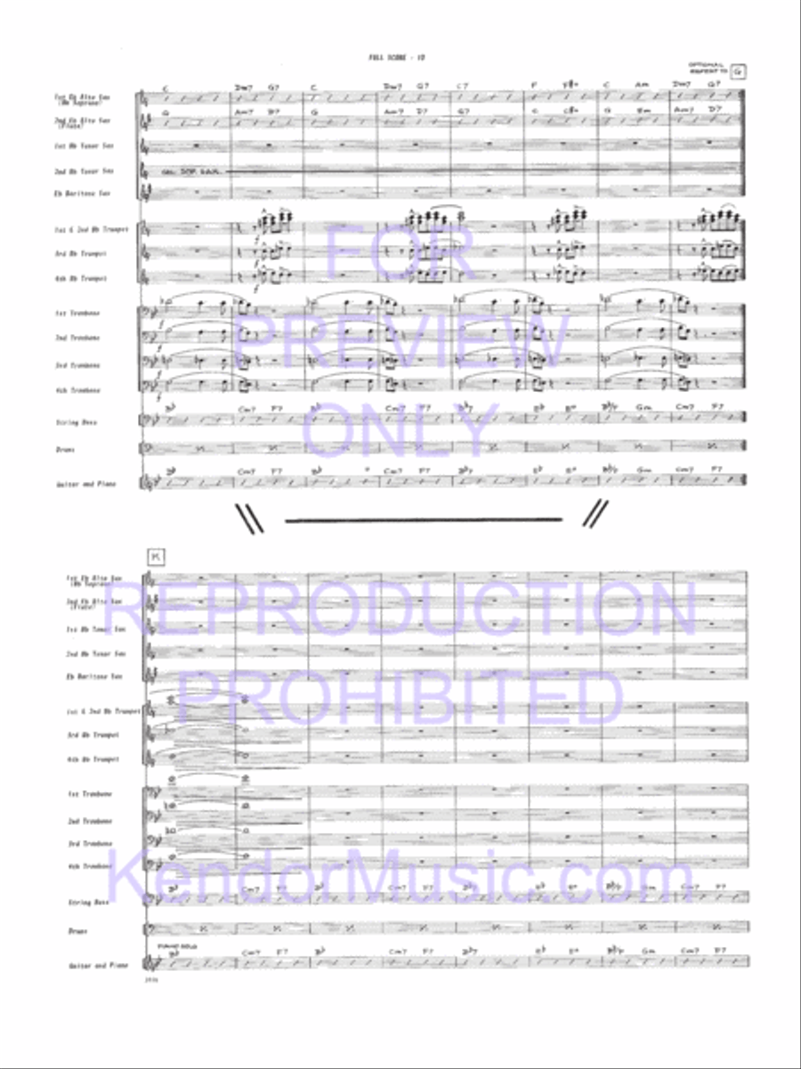 Fingers Jazz Ensemble scores gallery preview page 11