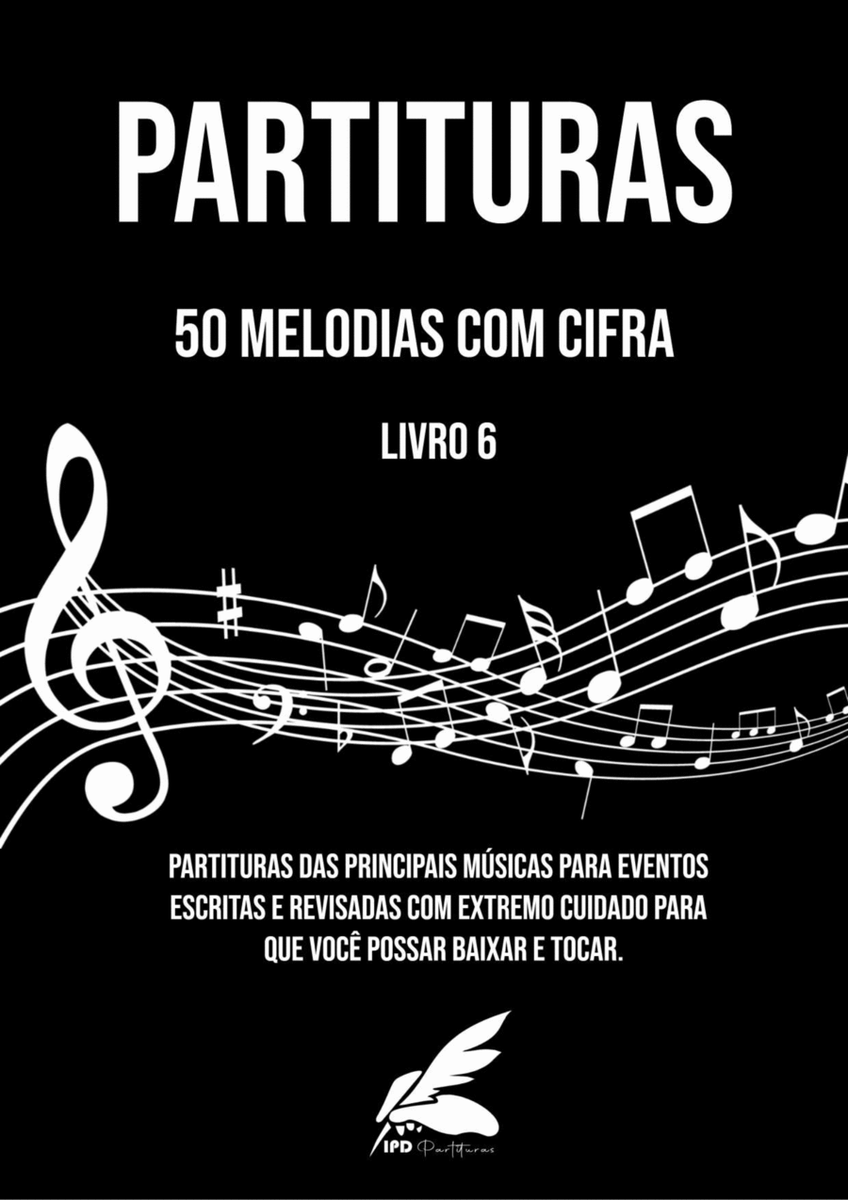 Partituras - 50 Melodias com cifra - Livro 6