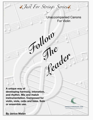 Follow The Leader - Unaccompanied Canons for Violin