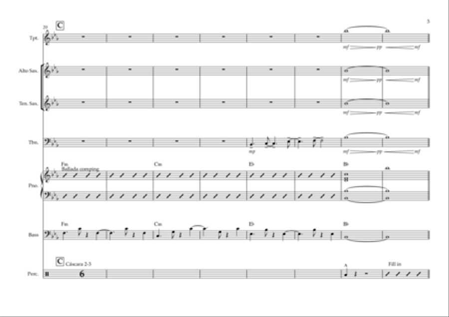 Blinding Lights Jazz Ensemble scores gallery preview page 4