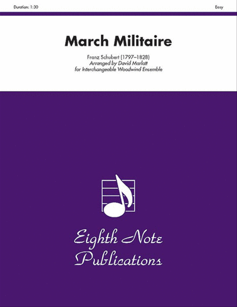 March Militaire Woodwind Ensemble scores gallery preview page 1