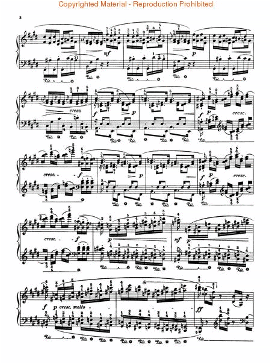 Etude, Op. 10, No. 3 in E Major Piano Method scores gallery preview page 2