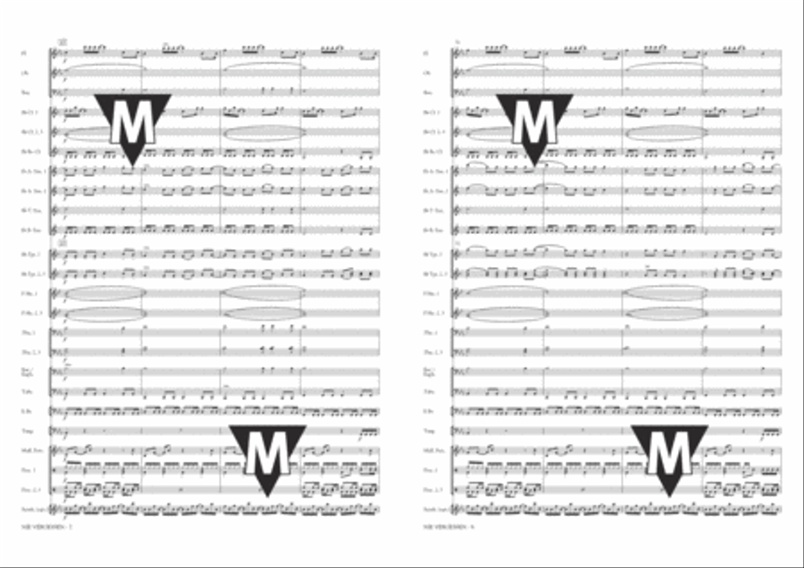 Nie Vergessen Concert Band scores gallery preview page 5