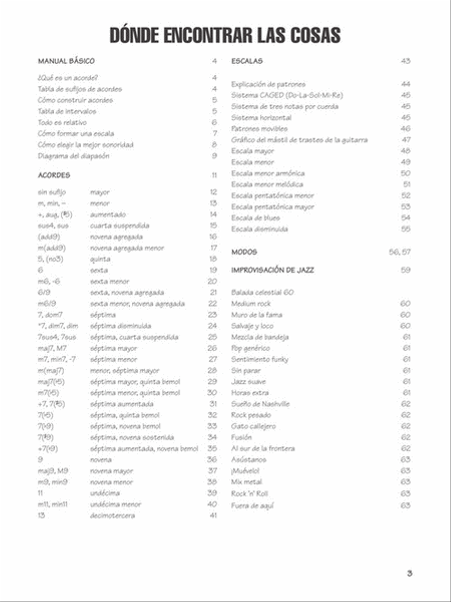 FastTrack Guitar Chords & Scales – Spanish Edition Guitar Tablature scores gallery preview page 2