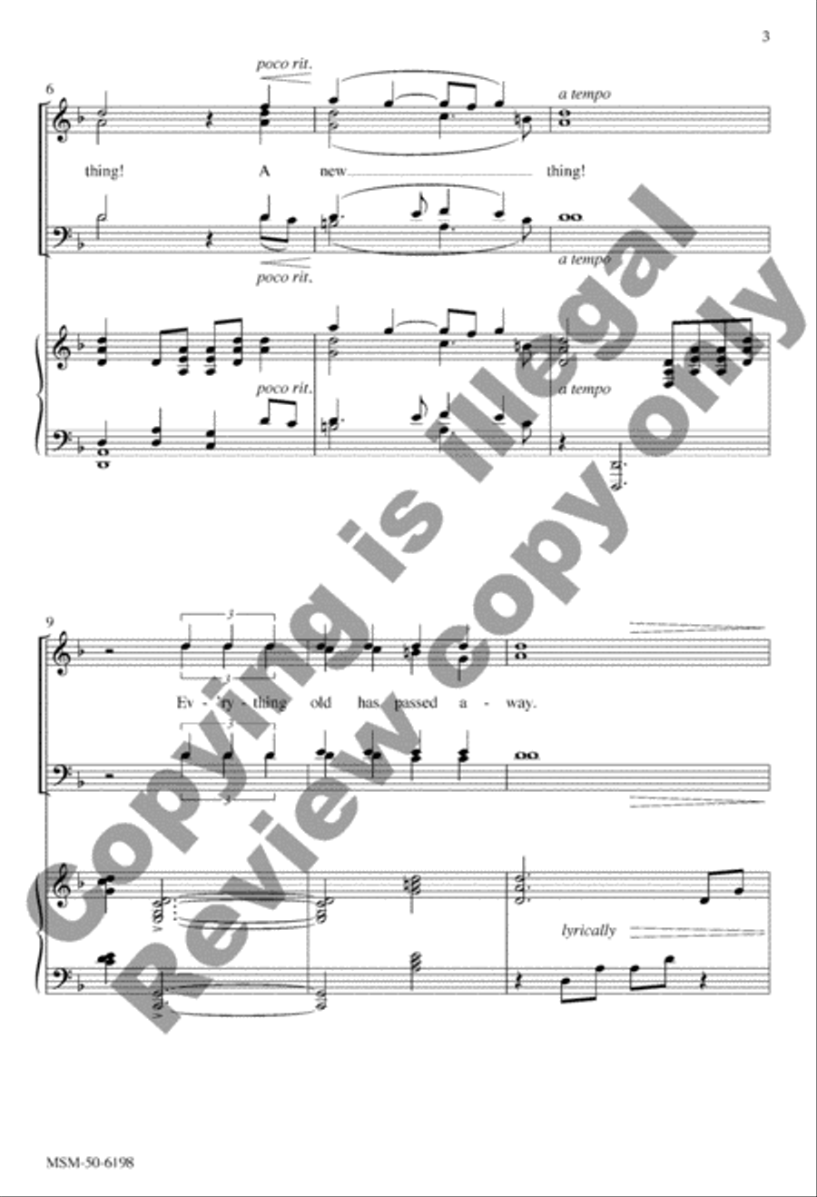 I Will Make a Way! 4-Part scores gallery preview page 3