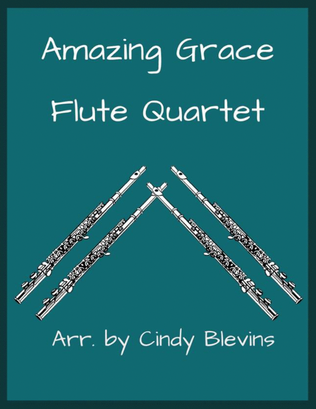 Book cover for Amazing Grace, for Flute Quartet