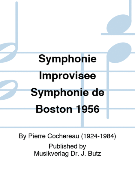 Symphonie Improvisée Symphonie de Boston 1956