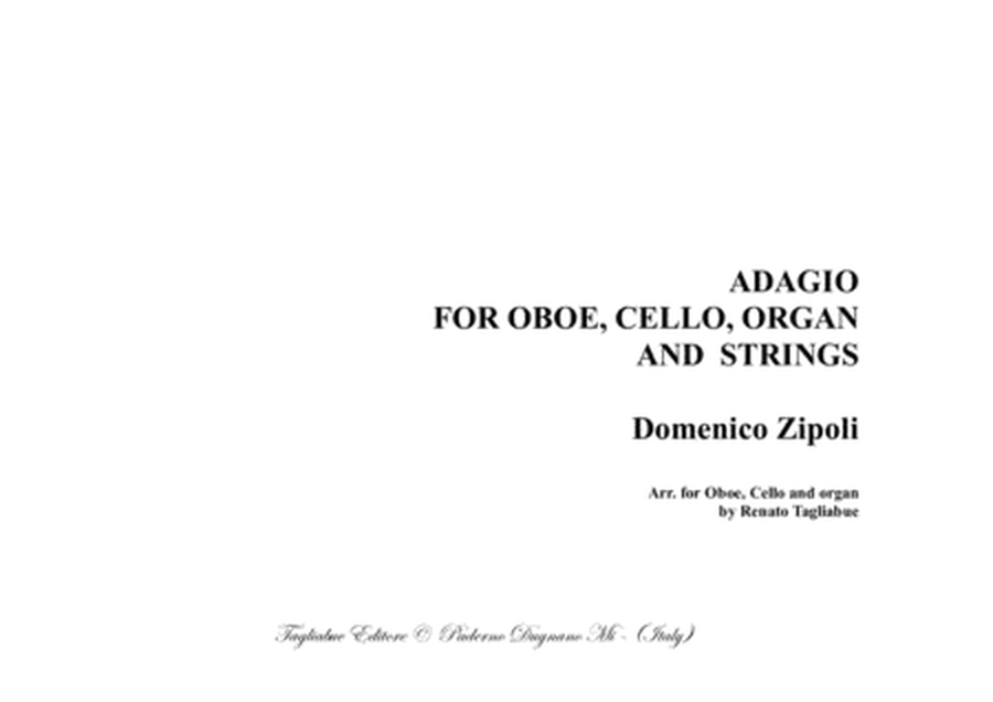 ADAGIO - D. Zipoli - Arr. for Oboe, Cello and organ image number null