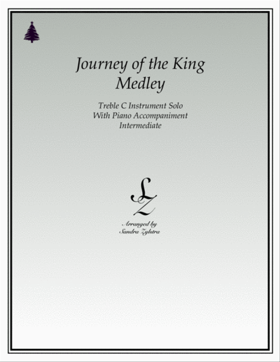 Journey of The King Medley (treble C instrument solo) Piccolo scores gallery preview page 1