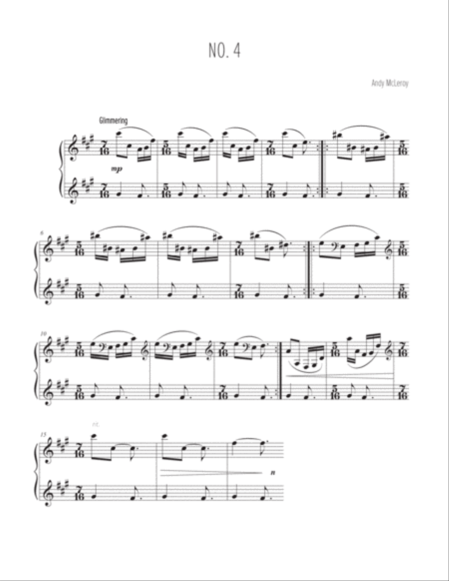 Meditations for Piano Meditations for Piano Chamber Music scores gallery preview page 6