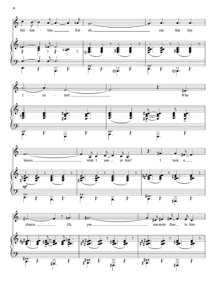 Can That Boy Foxtrot! Piano, Vocal scores gallery preview page 4