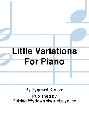 Little Variations For Piano