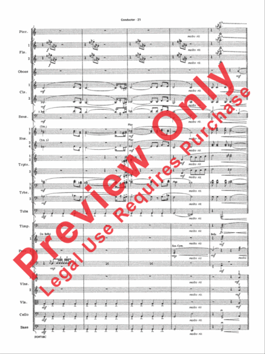 The Empire Strikes Back Medley Full Orchestra scores gallery preview page 52
