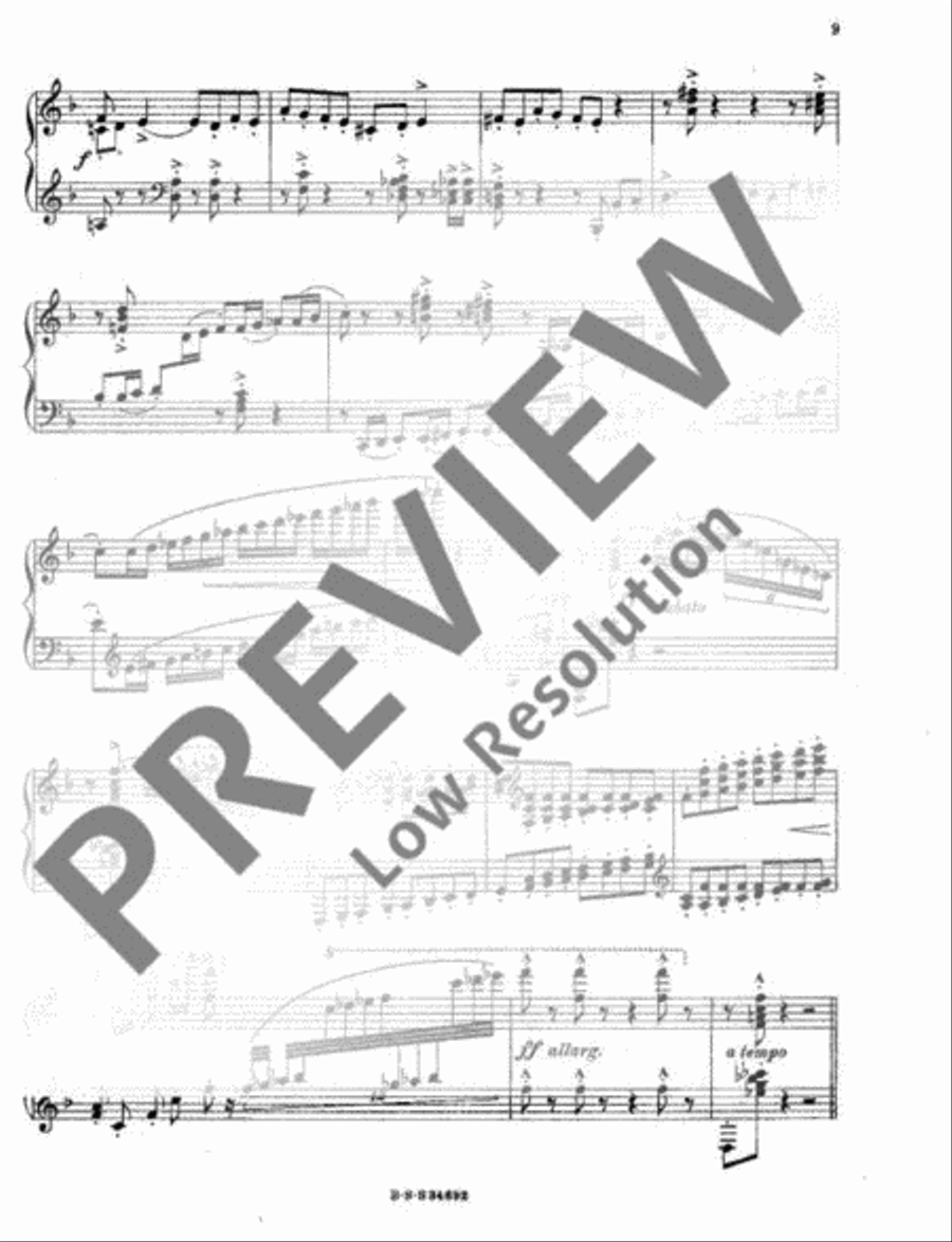 Sonata for Piano Piano Solo scores gallery preview page 12