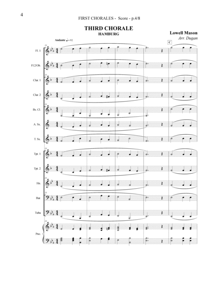 FIRST CHORALES for Young Bands image number null