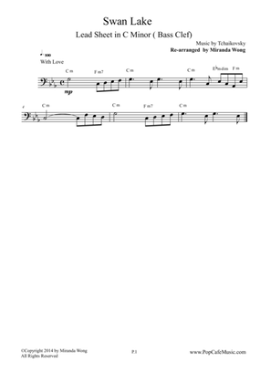 Swan Lake - Cello Solo in C Minor (Romantic Theme)