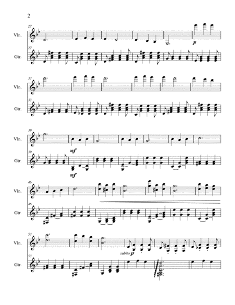 Lamentable Waltz Set of Parts scores gallery preview page 2