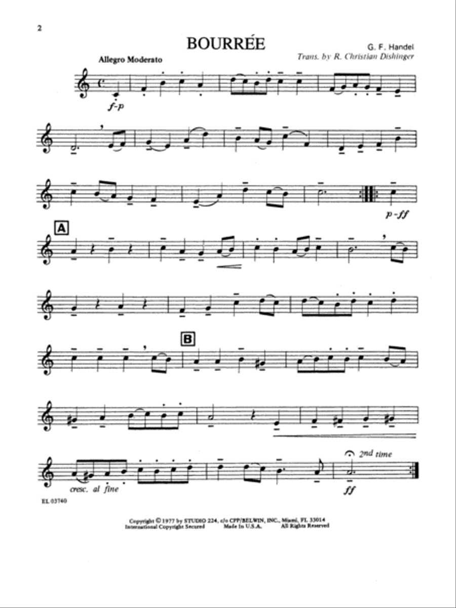 Classic Festival Solos (Horn in F), Volume 1 Horn Solo scores gallery preview page 3