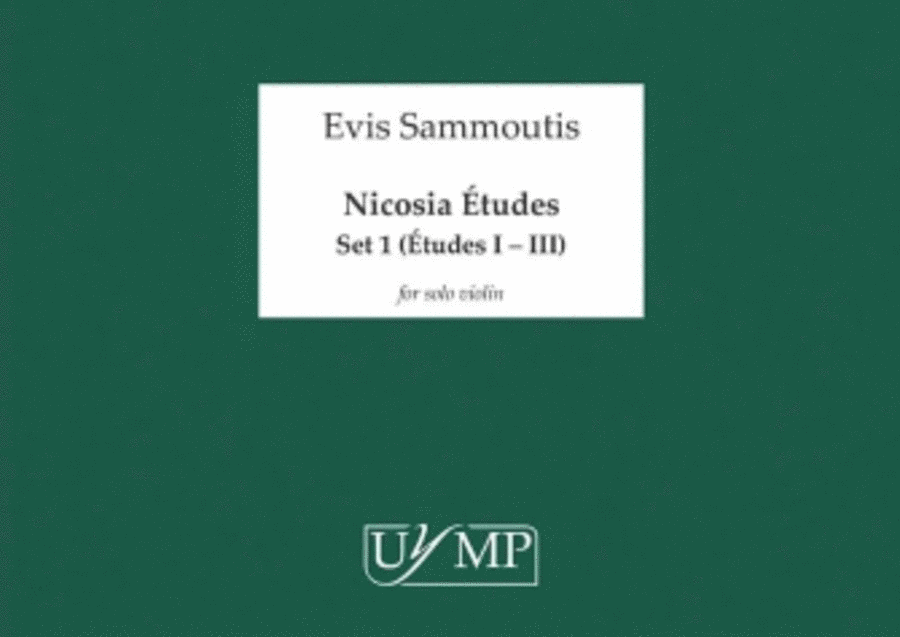 Nicosia Etudes I-III Violin Solo scores gallery preview page 1