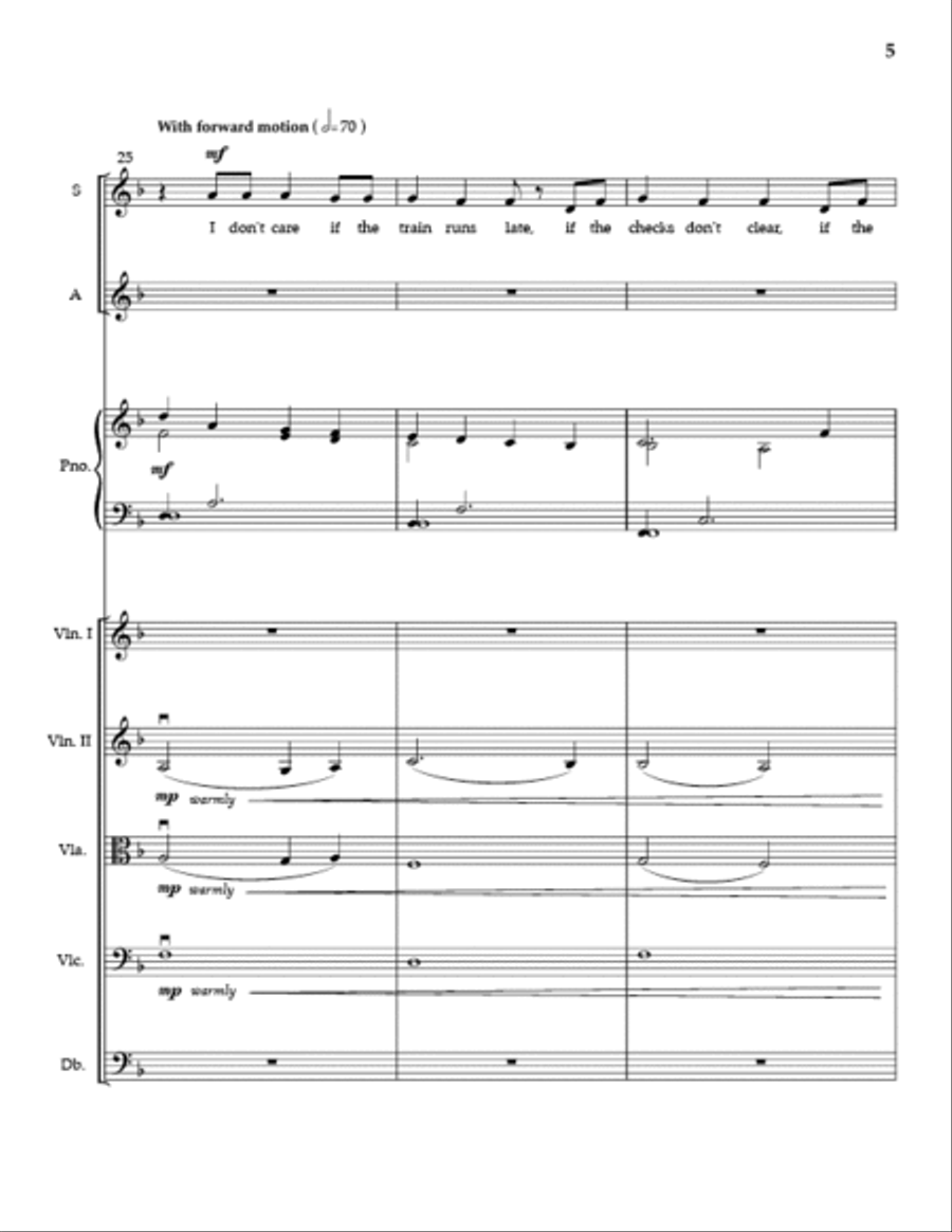 Flight (Full Score and Parts) SSA scores gallery preview page 4