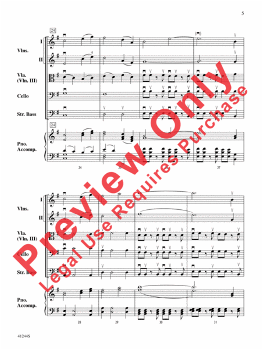 Ablaze String Orchestra scores gallery preview page 6