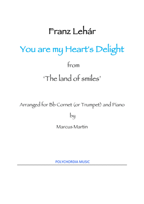 You are my Heart's Delight for Bb Cornet (or Trumpet) and Piano