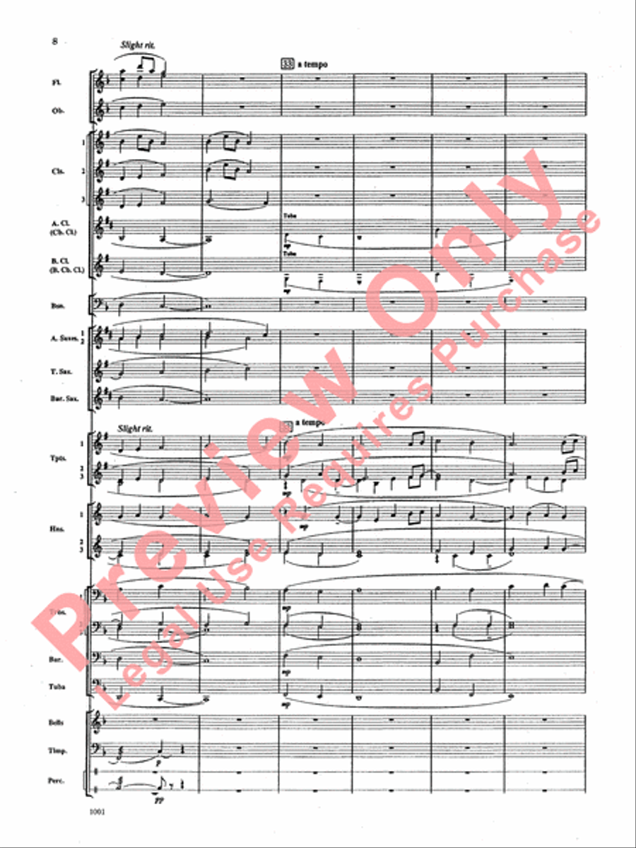 Ballad for Peace Ballad for Peace Concert Band scores gallery preview page 9