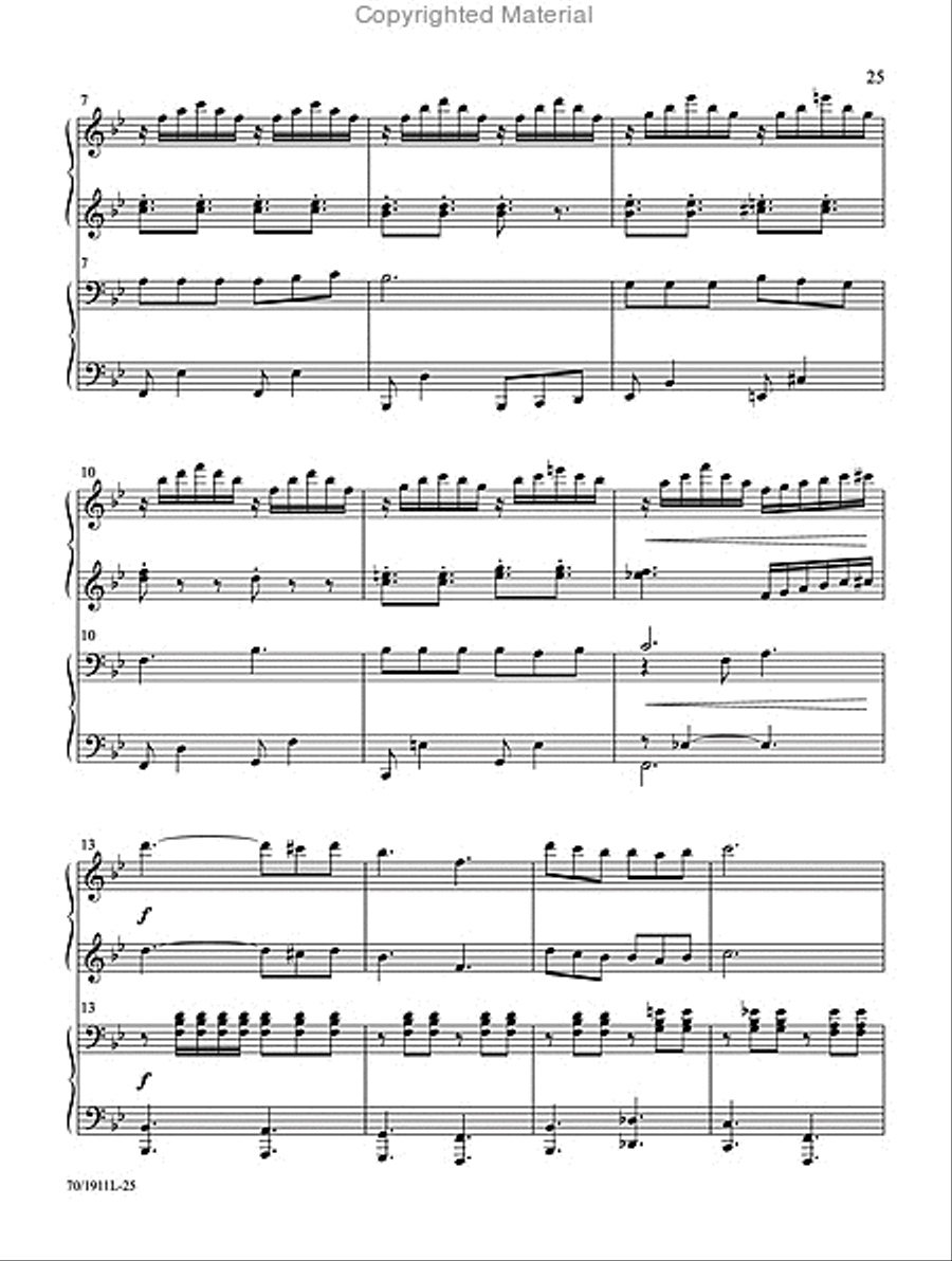 Give Me That Old-Time Religion Piano Duet scores gallery preview page 14