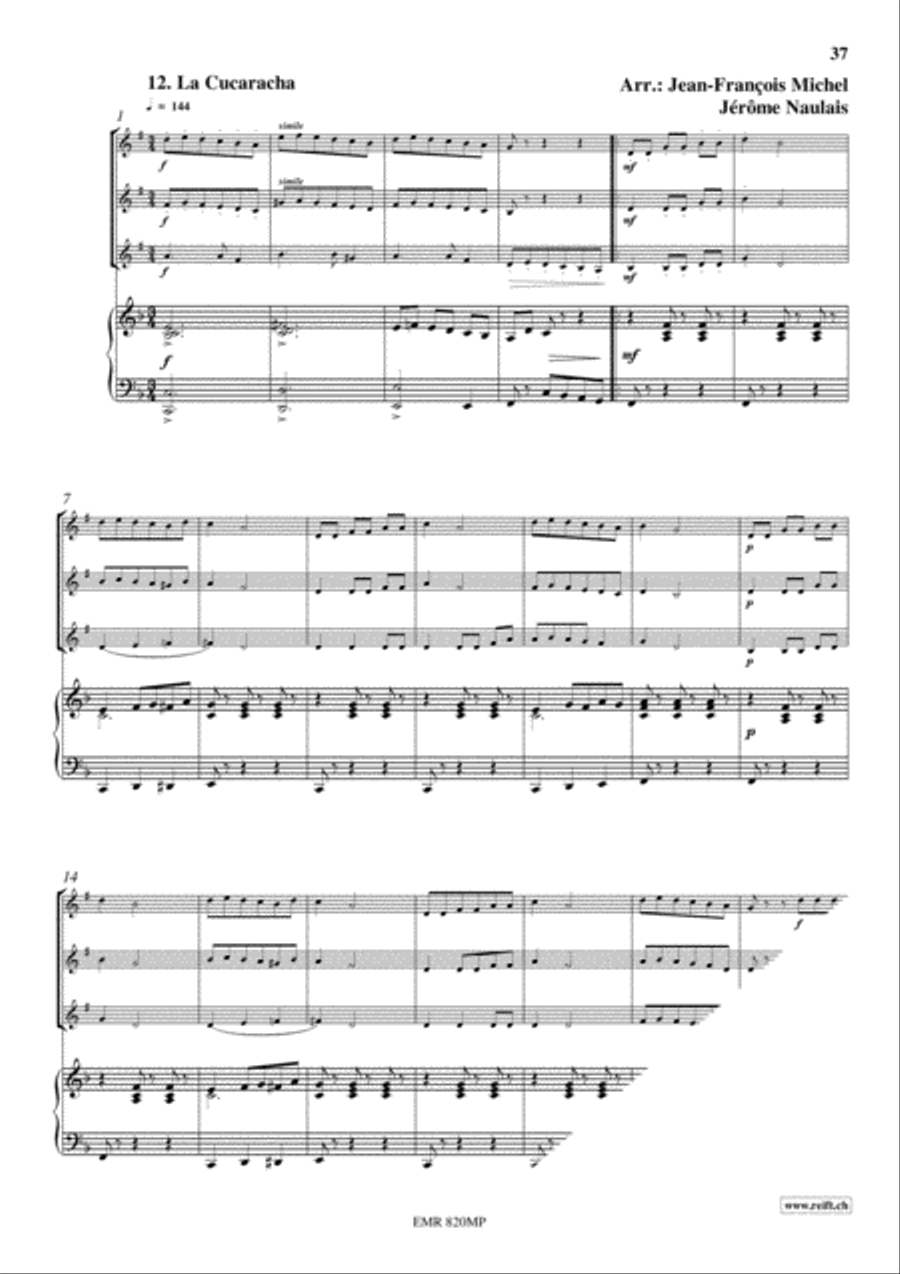 Golden Hits Euphonium Trio scores gallery preview page 14