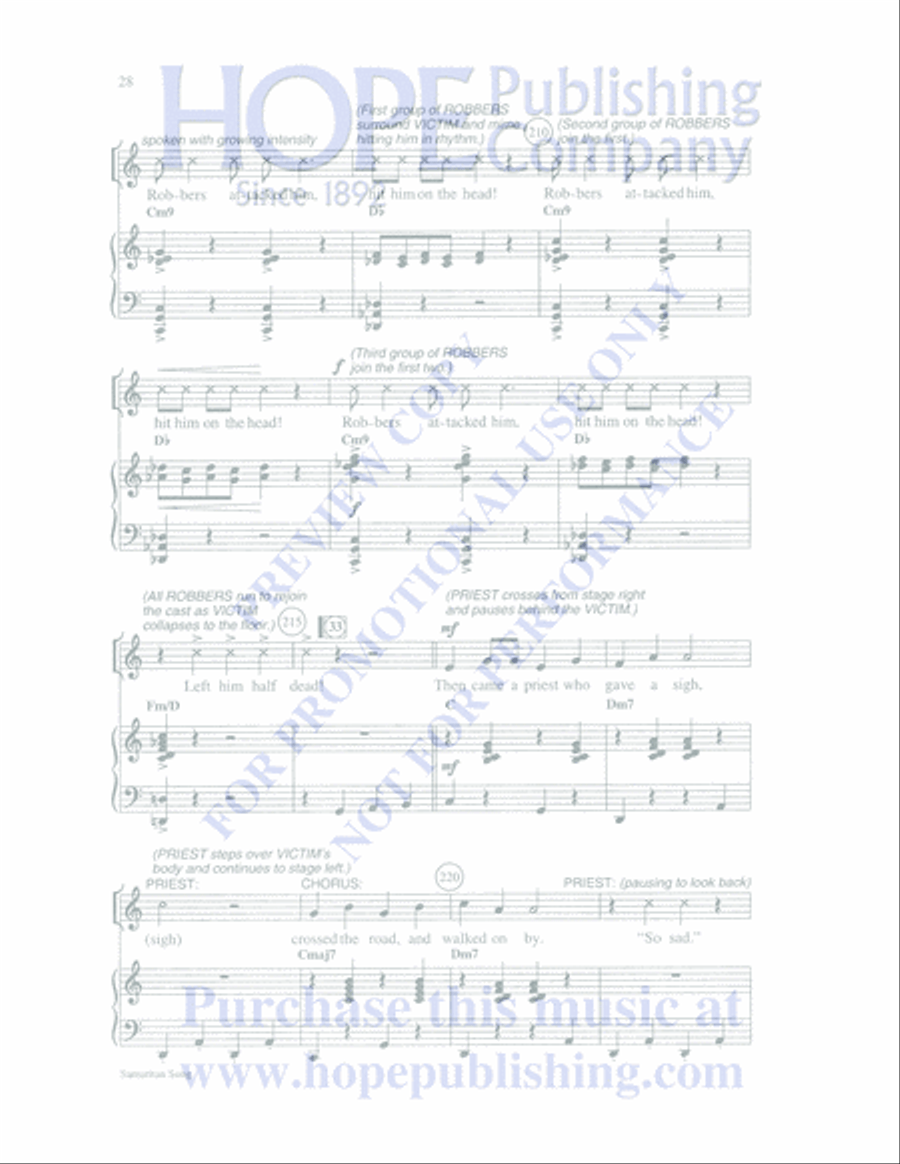 Once Upon a Parable Unison Choir scores gallery preview page 28