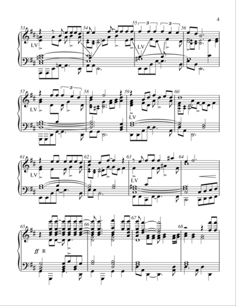 Hotel California - Score Only Handbell Choir scores gallery preview page 5