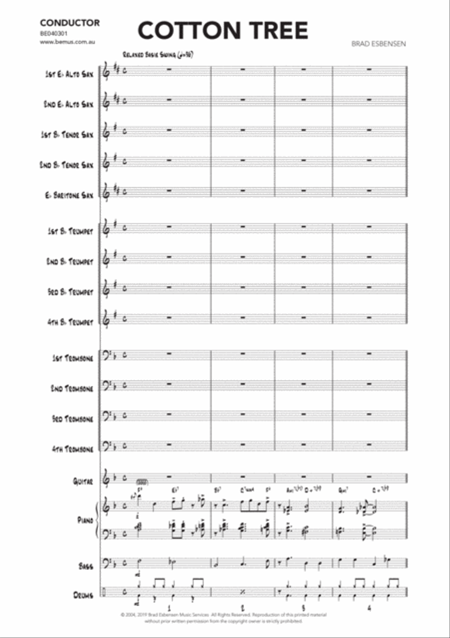 Cotton Tree Jazz Ensemble scores gallery preview page 3