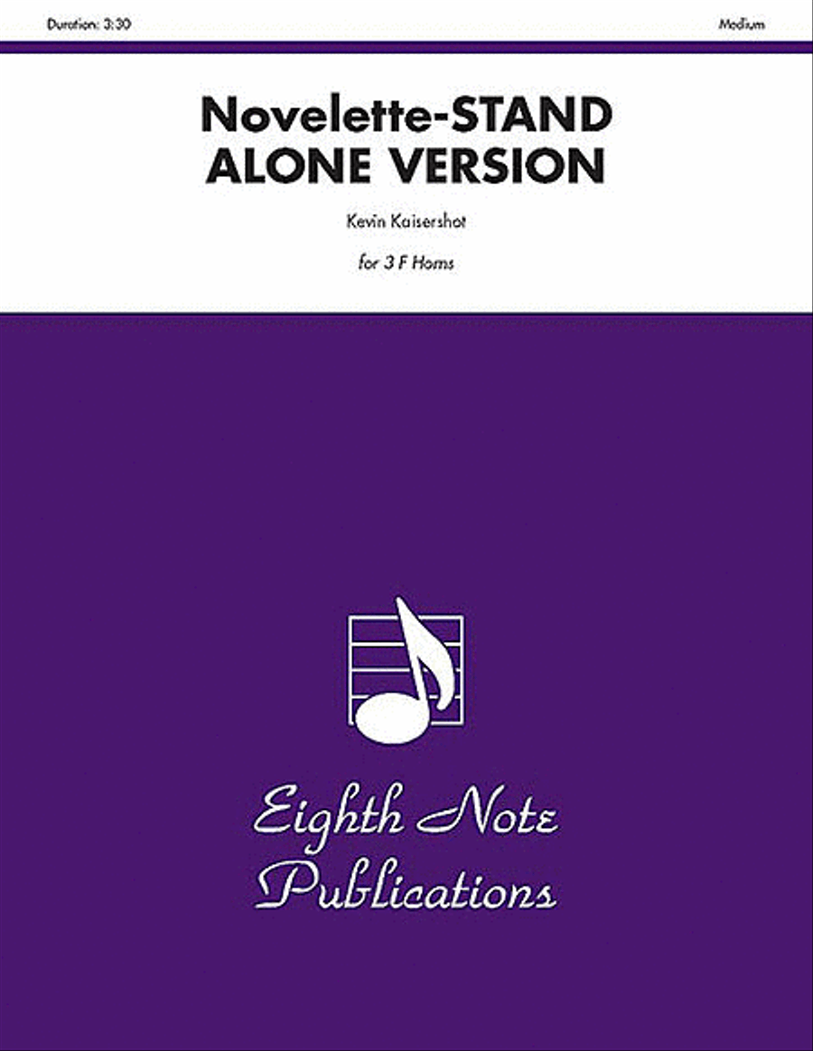 Novelette (stand alone version) Brass Trio scores gallery preview page 1