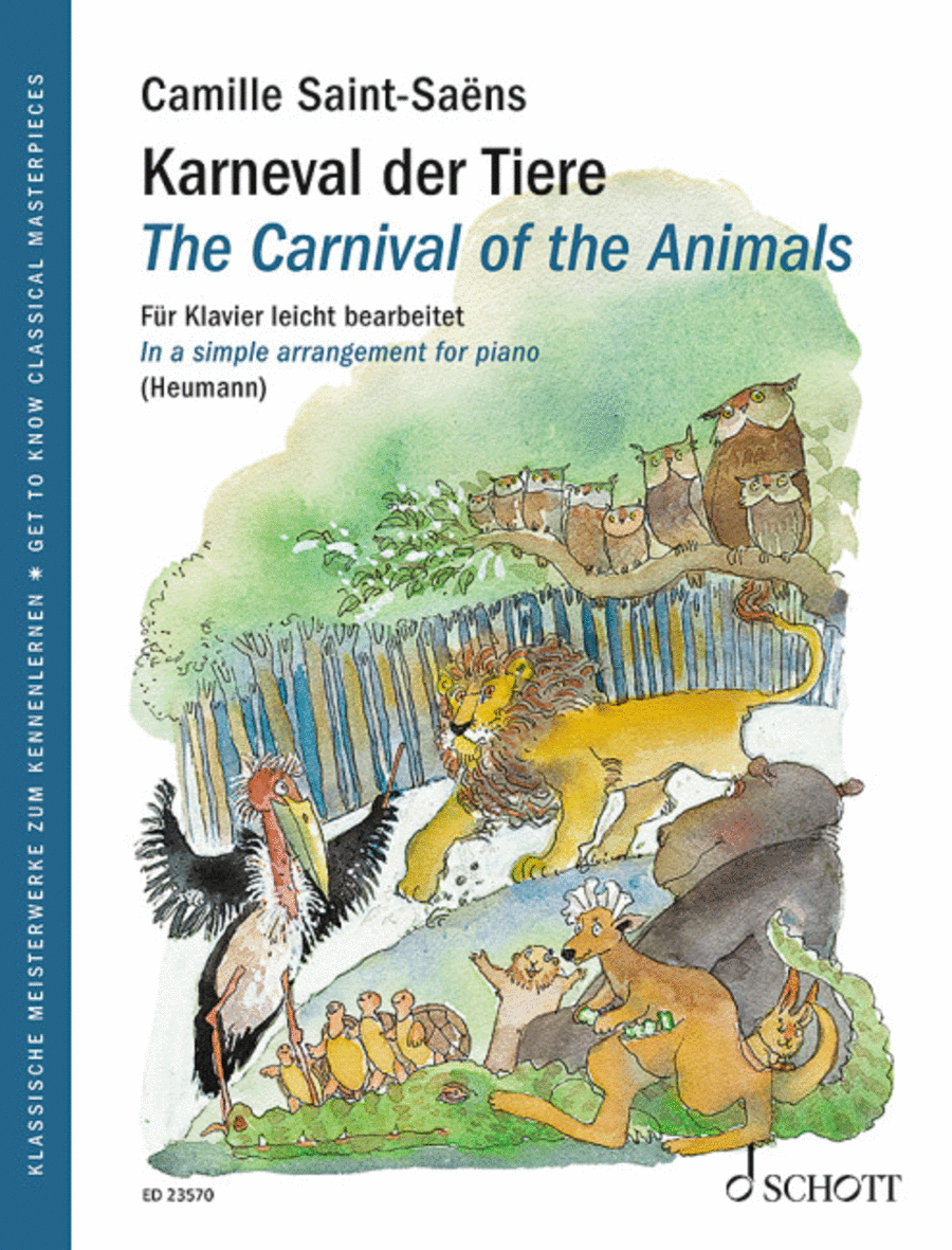The Carnival of the Animals Piano Solo scores gallery preview page 1