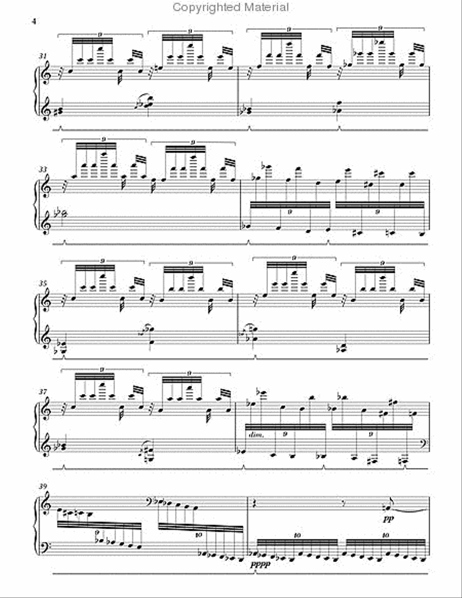 Reflections on a Souvenir Harpsichord scores gallery preview page 3