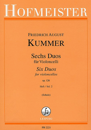 Book cover for Sechs Duos, op. 126, Teil 2