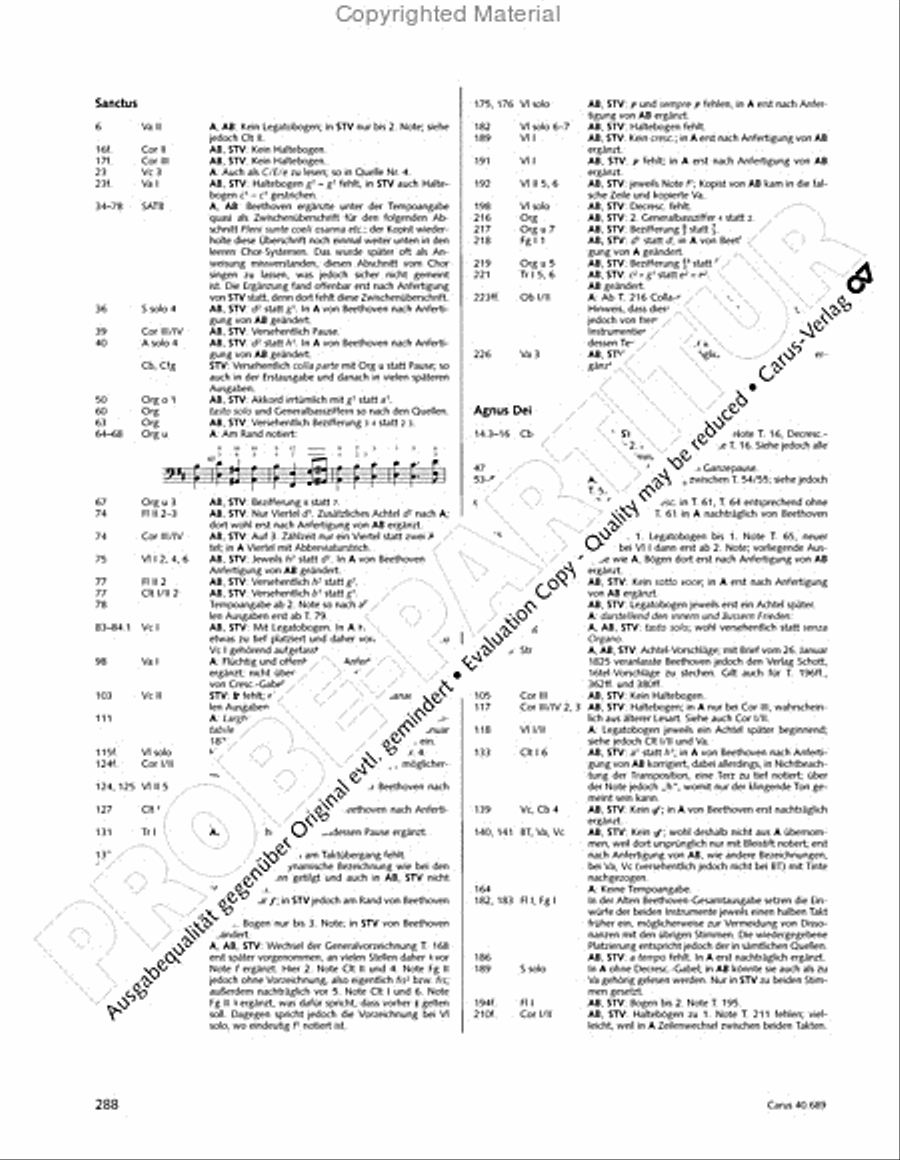 Missa solemnis Missa solemnis 4-Part scores gallery preview page 304