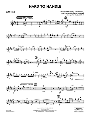 Book cover for Hard to Handle (arr. Paul Murtha) - Alto Sax 2